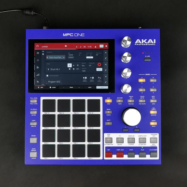VINYL SKIN FOR Akai MPC ONE (blue colour) $19.95 - PicClick