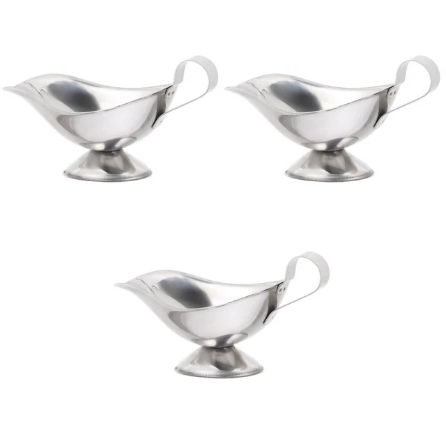 Salsa-salsa-stivali-spezie-acciaio inox-salsiera-piatto salsa con impugnatura ergonomica
