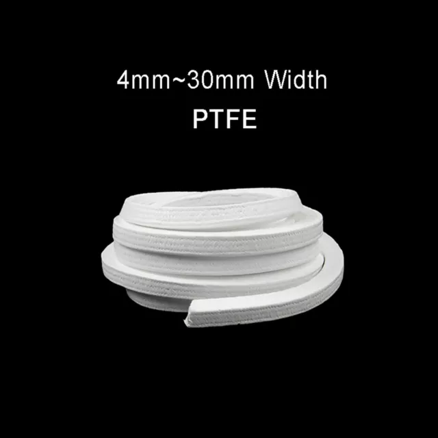 4mm~30mm PTFE Gland Packing PTFE Sealing Strip Oil-Free And Corrosion-Resistant