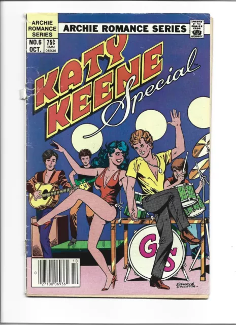 Katy Keene Special #6 Archie Romance Series Newsstand Low Grade