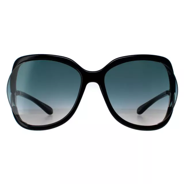 Tom Ford Lunettes de Soleil 0578 Anouk 01B Noir Brillant Gris Fumée Pente