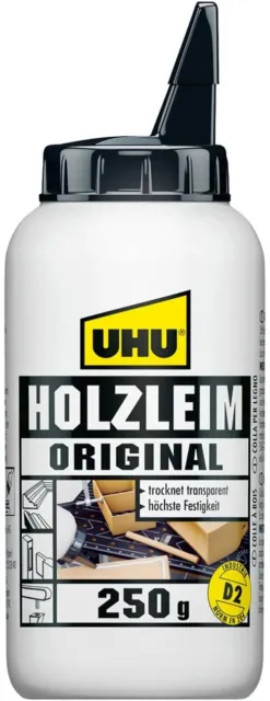 GP: 48€/KG UHU Holzleim Original Flasche, Universeller Weißleim