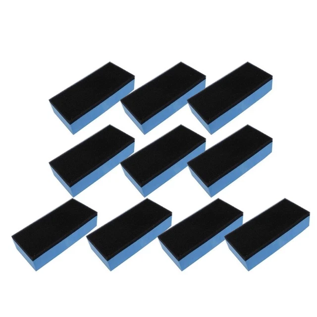 Paint Surface Cleaning Car Coating Polishing Waxing Sponge Blue + Black