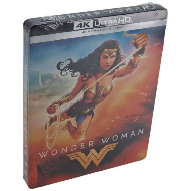 Wonder Woman 4K Ultra HD Blu-ray SteelBook Zone Free 2020 VF Neuf
