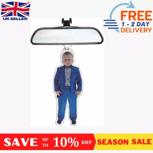 Hasbulla Air Freshener Car Accessories for Men - Funny Car Gifts (Blue Wind)