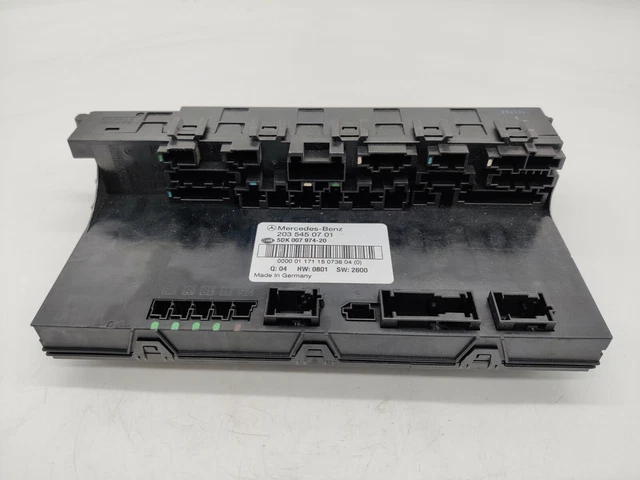 MERCEDES-BENZ W209 W203 Fuse Box Sam Module Control Unit A2035450701 ...