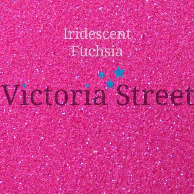 Victoria Street Glitter - Iridescent Fuchsia - Fine 0.008" / 0.2mm (Hot Pink)