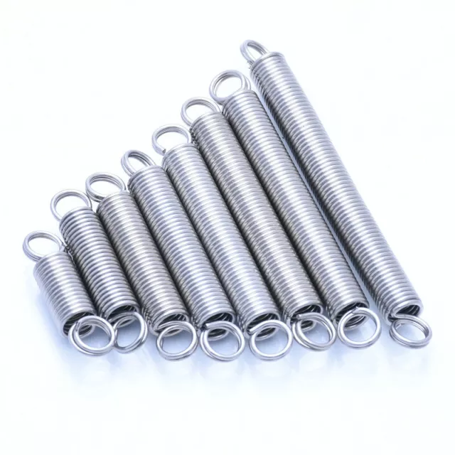 Expansion Tension Extension Spring 0.5mm Wire Dia 5/6mm OD 304 Stainless Steel