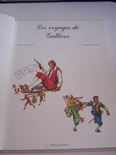 Bd , Les Voyages De Gulliver  , Illustre Par Art Studium , 1979 . 2