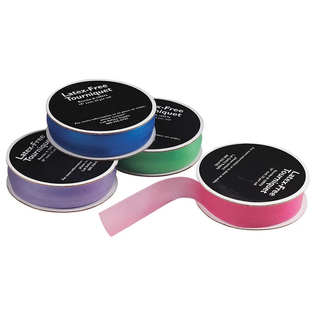 GRAINGER APPROVED MLLT153044 Latex-Free Tourniquet,PK4