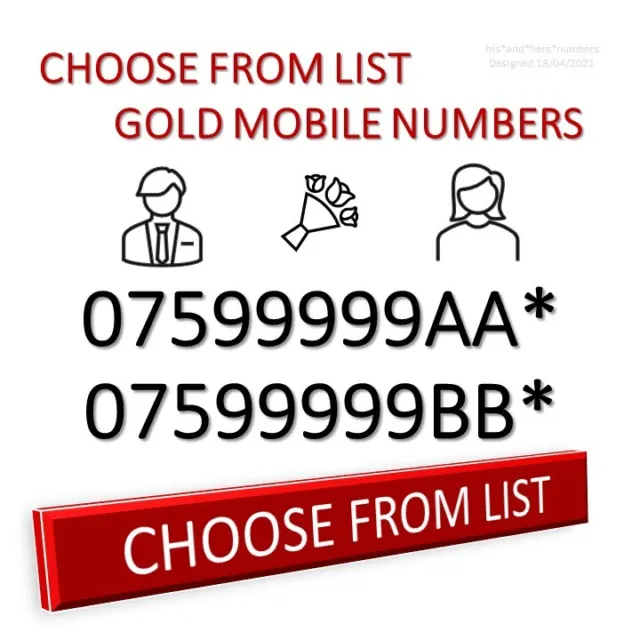 Gold Mobile Number Easy Business Memorable Vip Platinum Phone Sim Card List 9999