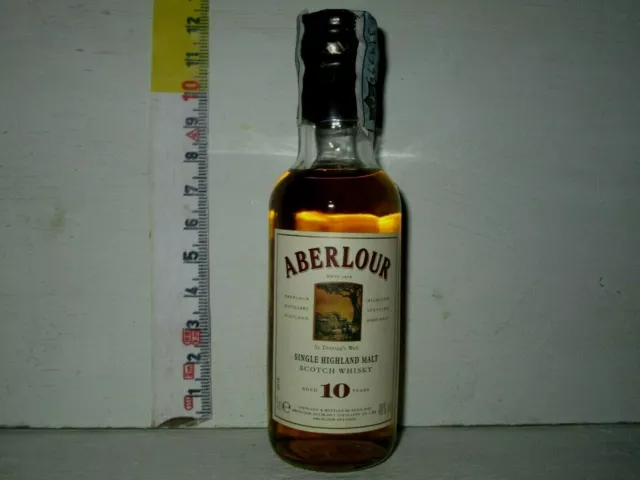 miniature mignon whisky ABERLOUR 10 years old SINGLE MALT