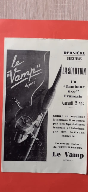 PECHEUR DE PUB - Lot Collection Matériel Pêche Ancien : Moulinets, Leurres, Canne