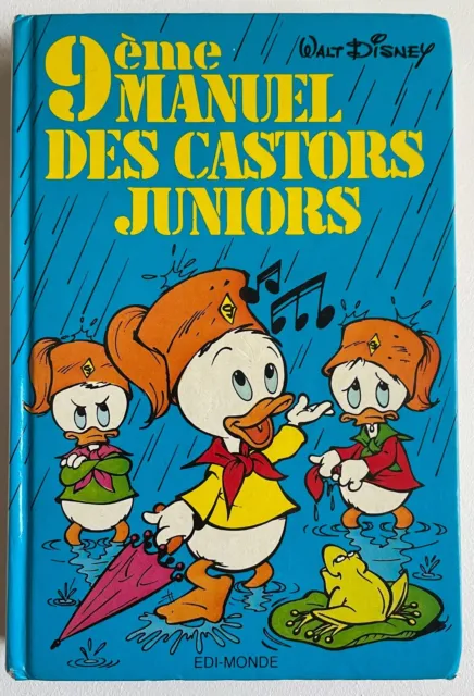 9ème manuel des castors juniors Walt Disney Edi-monde 1983