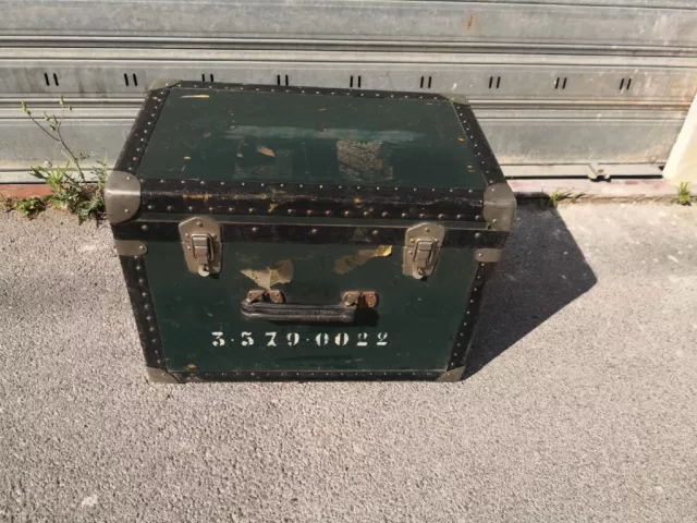 baule contenitore Verde Vintage