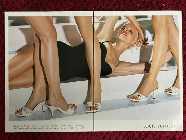 LOUIS VUITTON 1-Page Magazine PRINT AD Spring 2003 EVA HERZIGOVA 