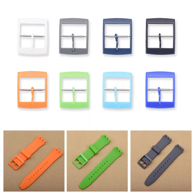 16/19/20mm Fixed Plastic Pin Buckle Watch Buckle Watch Bands Buckle 2