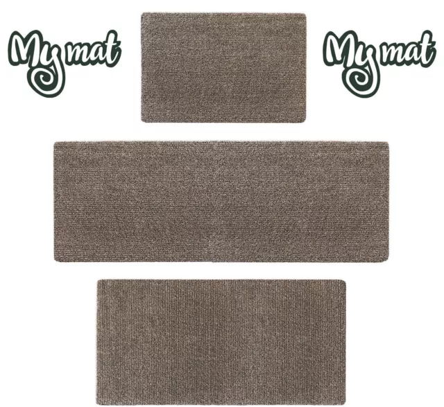 Muddle Mat My Mat Dirt Trapper Door Mat Machine Washable (My Cotton Coffee)