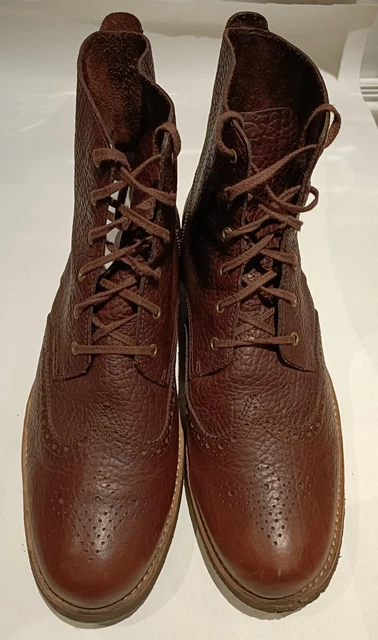 MEN S CLARKS ORIGINALS Desert Fable chestnut leather brogue