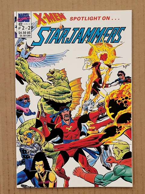 X-Men Spotlight on Starjammers #1,2 complete Lot of 2 Marvel 1990 NM+ 3