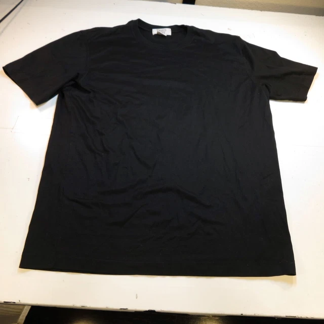 FRANCO ZICHE Made In Italy ITALIAN DESIGNER TEE T SHIRT Mens XL Black