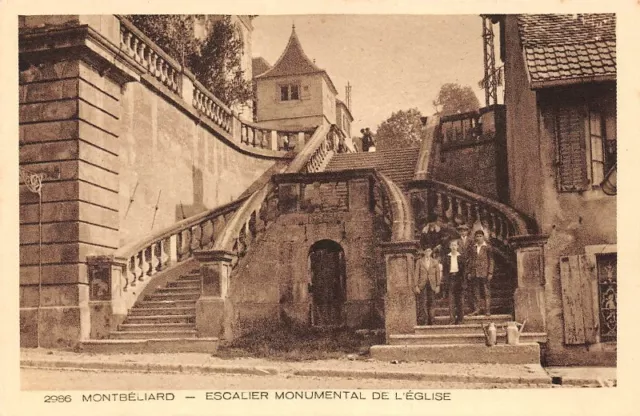 MONTBELIARD - Doubs - Escalier Monumental de l'Eglise