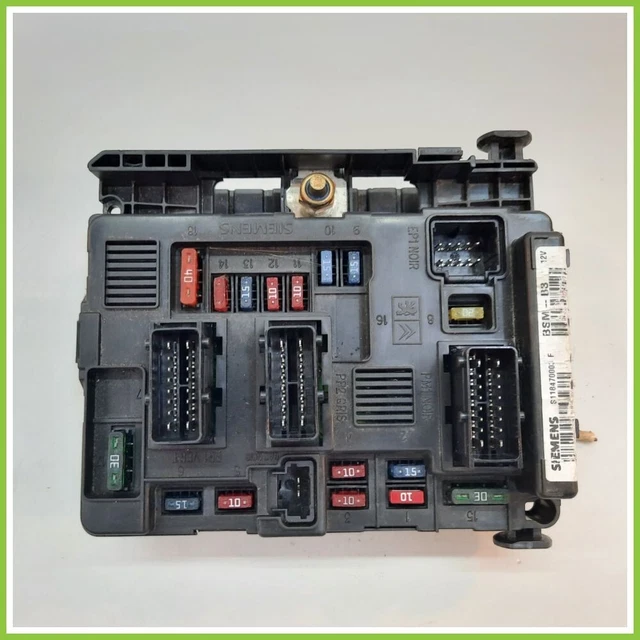 BODY ORDINATEUR ECU Module Bcm Bsi SIEMENS C3 1a Série 1.1 9643498880 ...