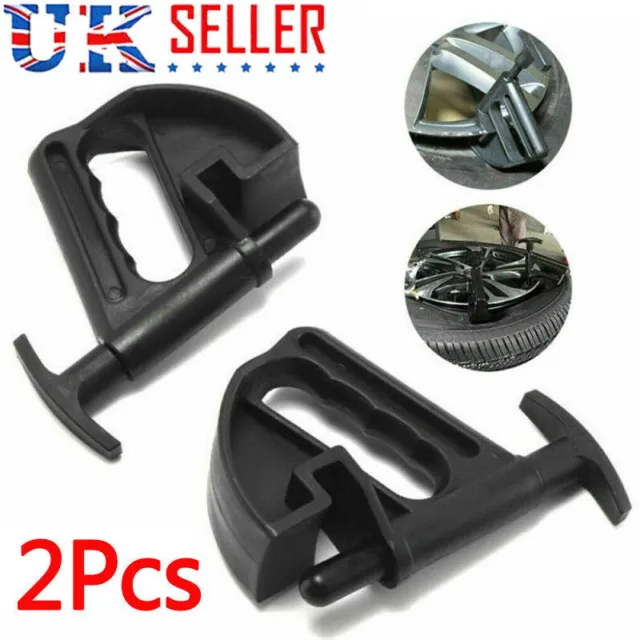 UK 2XCar Tyre Changing Changer Bead Clamp Drop Center Tool Wheel Rim Clamp Tools