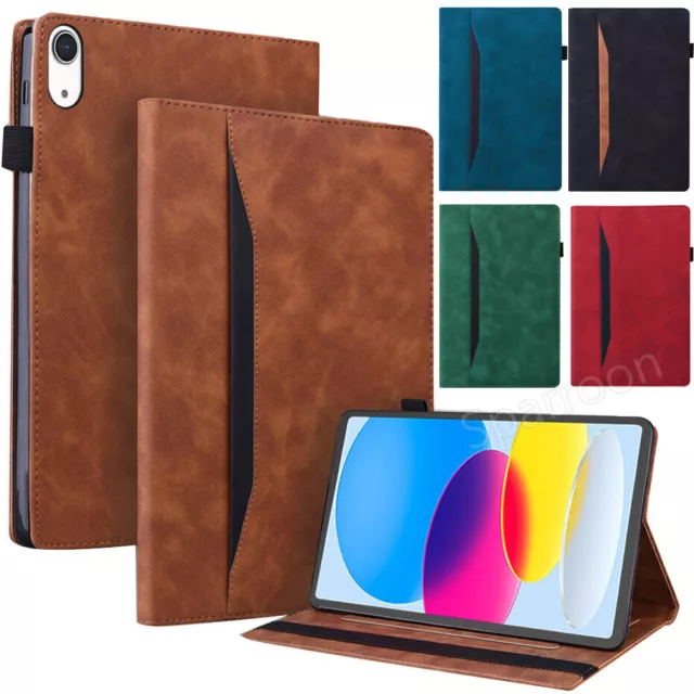 Magnetic Leather Case Card Cover for iPad Pro 12.9 11 10.5' 8 7 6 5 Gen Air mini