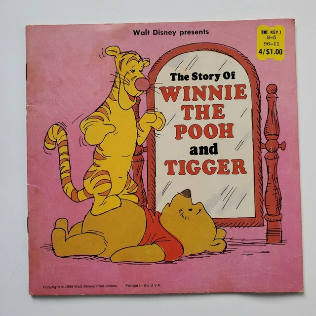 WALT DISNEY PRESENTS The Story of Winnie the Pooh and Tigger 1968 Book