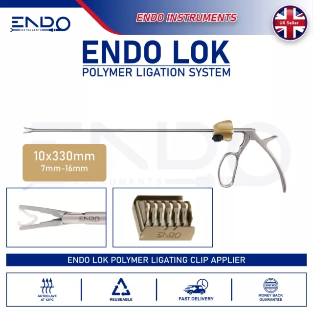 ENDO® Endolok Clip Applikator Endo Lok Hefter 5 mm 10 mm ML L XL CE 2