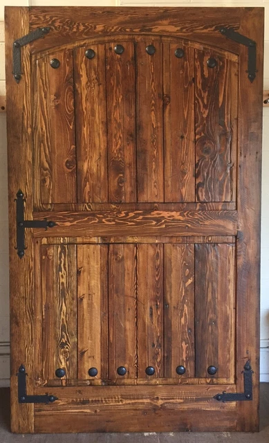 Rustic reclaimed lumber U choose size BARN door Farmhouse w/ rail system