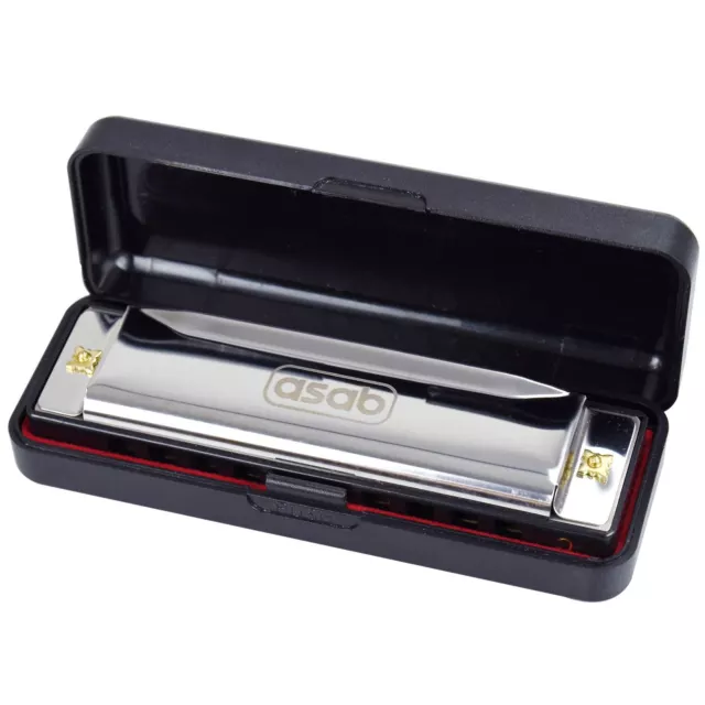 NEUMA HARMONICA MOUTH Organ 10 Holes 20 Tunes Blues Key of C for