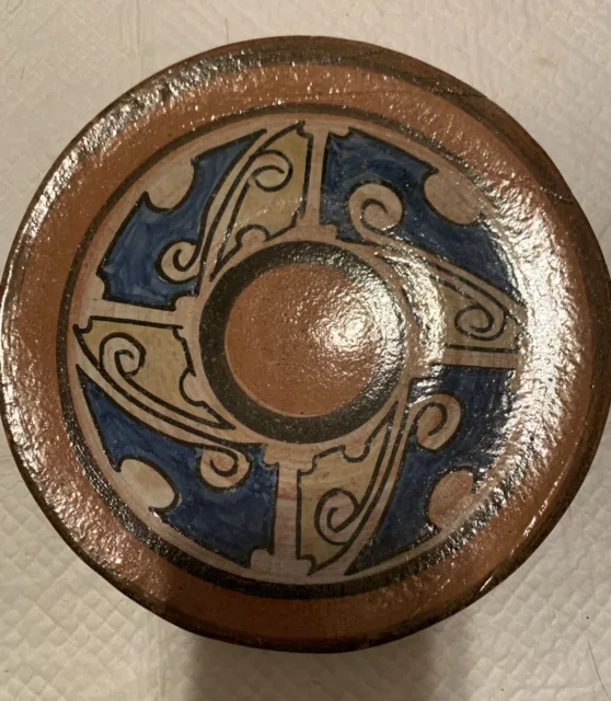 Vintage Art Pottery LA ARENA Chitre Senapi Panama Latin American 7”plate