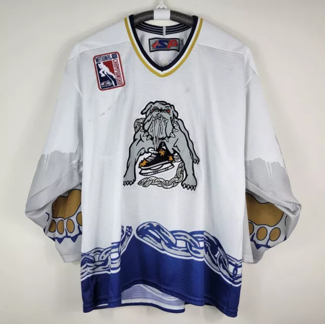 2000-01 Sergei Borodzin Long Beach Ice Dogs Game Worn Jersey