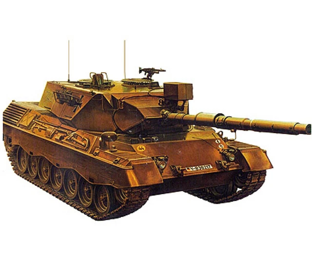 TAMIYA 35112 KAMPFPANZER Leopard 1A4 Bundeswehr Plastik Modellbausatz 1 ...
