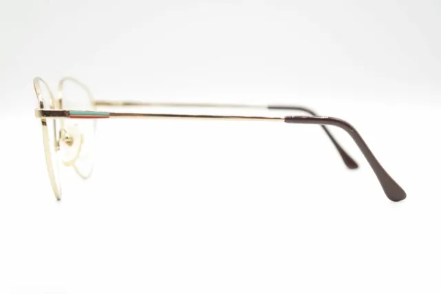 Vintage Opti lunettes 3757 36 Rot Grün Gold oval Brille Brillengestell NOS 2