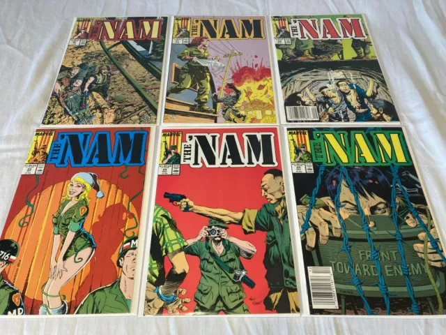 Nam 20 21 22 23 24 25 VF/NM to VF 9.0 to 8.0 Copper Age 1988