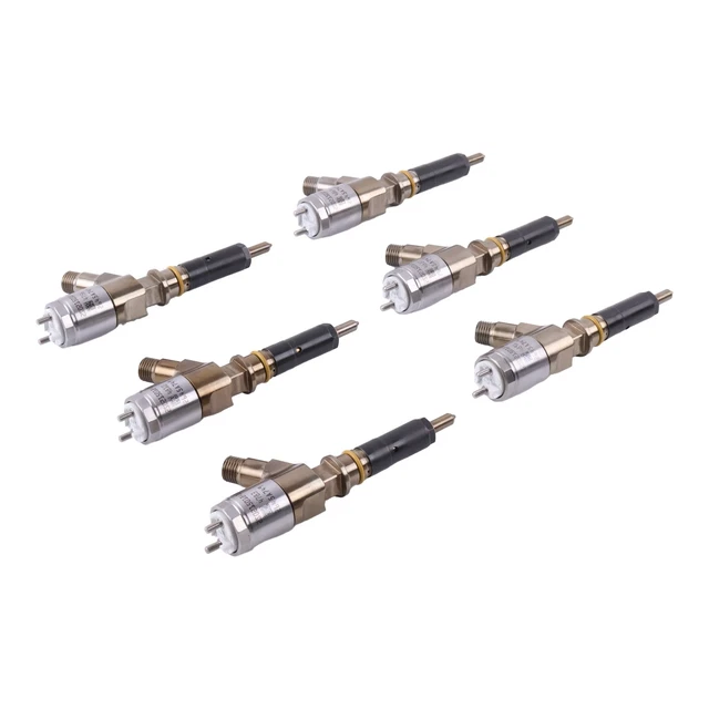 6X FUEL INJECTORS For CAT C6.6 Engine 924H 928H 930H 938H 320-0690 ...
