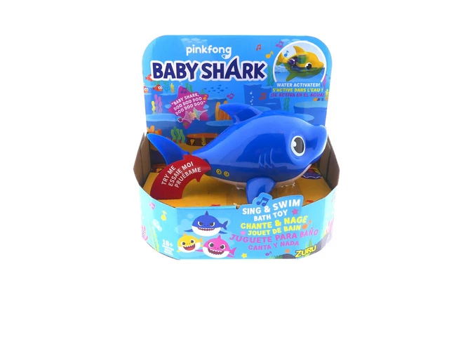 Pinkfong Bébé Shark Eau Jouets de Baignoire Enfants pour le Bain Ab 18 Mois