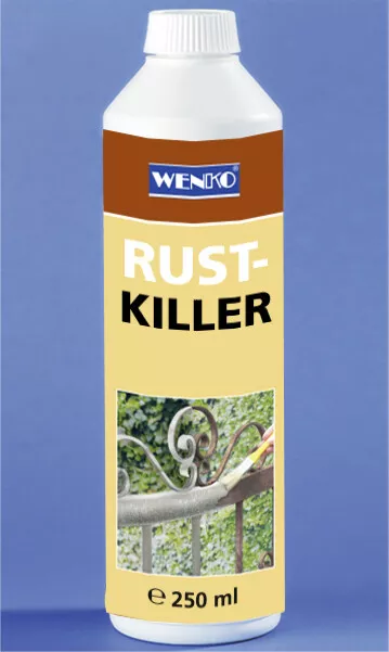 Brush on rust killer easy to apply for cars, bikes, railings, radiators & more