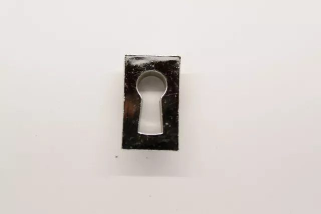 Presa chiave, coperchio foro serratura Häfele 24x14 mm argento plastica quadrata