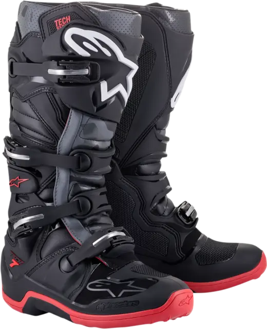 Alpinestars 2012014-1153-9 Boot Tech7 Bk/Gy/Rd 9 Stivali Tech 7