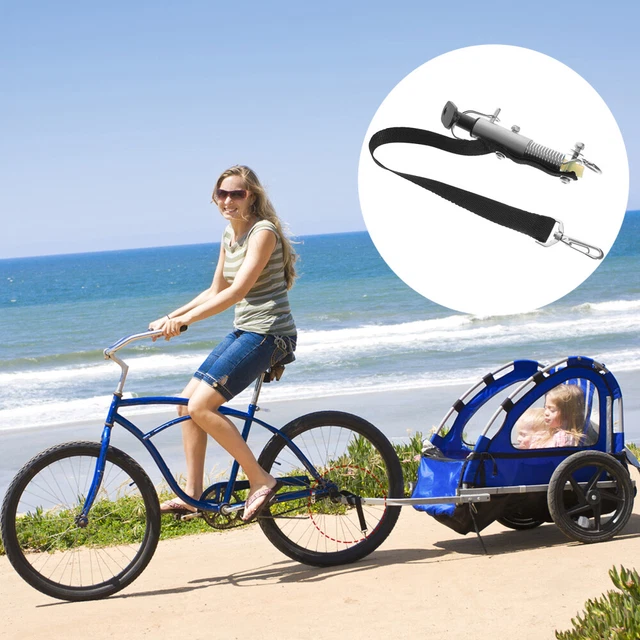 ATTACHE REMORQUE ATTELAGE universel Fixation axe la roue arrière Vélo