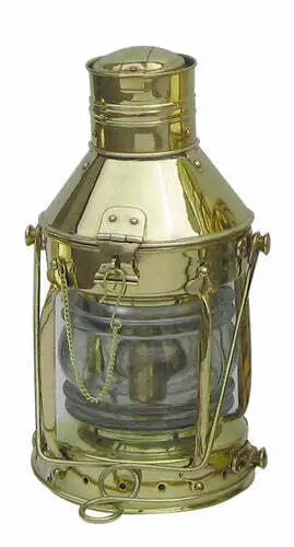 Ankerlampe Messing Petroleumbrenner 32cm