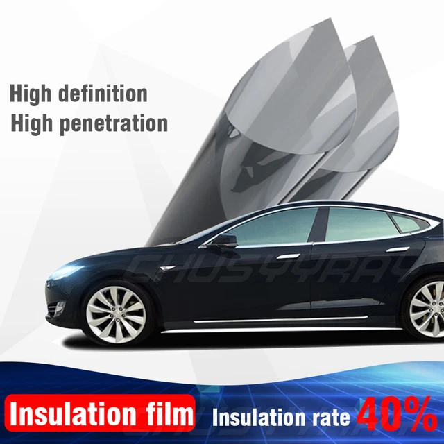 2021 DARK SMOKE 35% CAR WINDOW TINT ROLL 50CMx152CM FILM TINTING