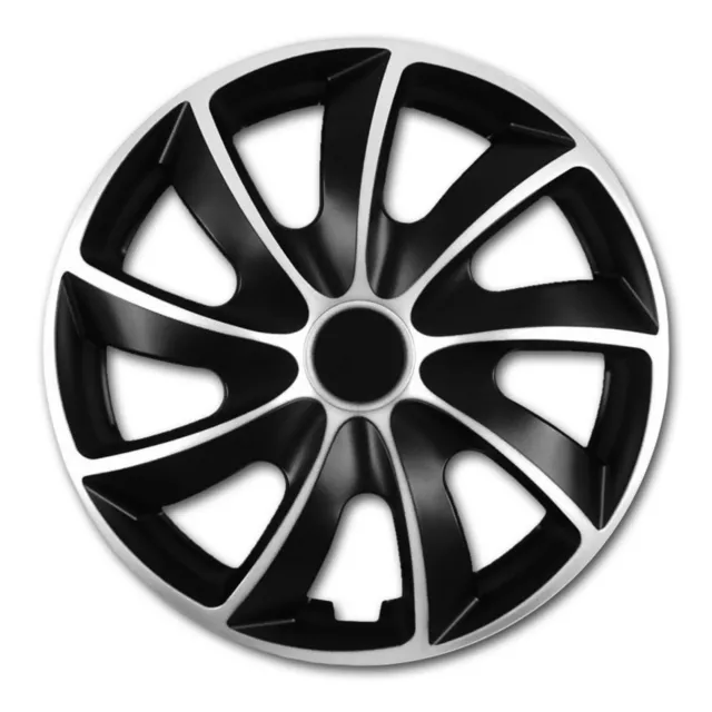 TAPPI MOZZO 16" Riquadri ruote 16 pollici HQ ABS plastica universale push-in set di 4 ~004~