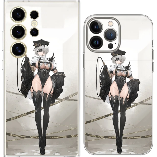 Coque De Téléphone YoRHa No.2 Type B – NIER Automata – Silicone – Anti-choc – MagSafe