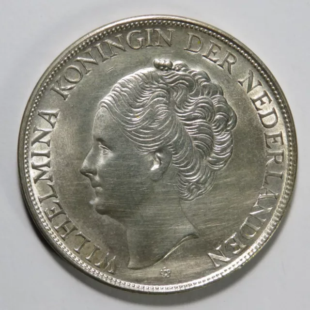 1944-D Curaçao 2 1/2 Gulden - .720 Silver - Netherlands Antilles - Curacao