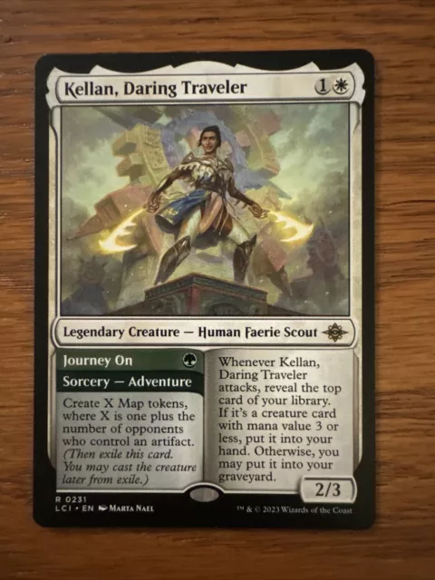 x1 Kellan, Daring Traveler // Journey On LCI MTG 231 RARE M/NM 1x